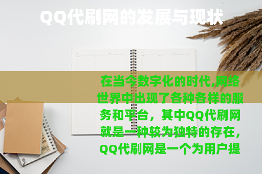 QQ代刷网的发展与现状