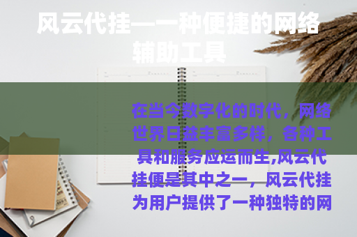 风云代挂—一种便捷的网络辅助工具