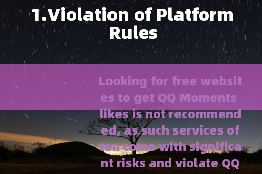 1.Violation of Platform Rules