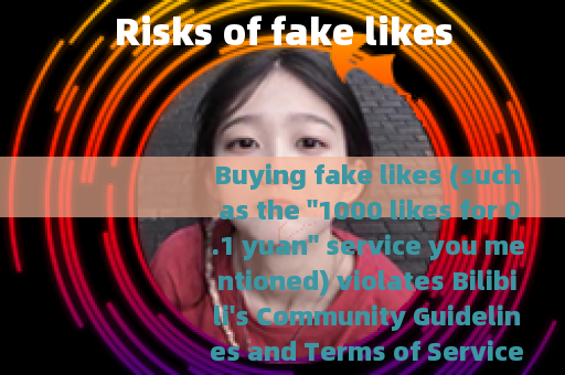 Risks of fake likes