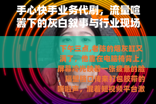 手心快手业务代刷，流量喧嚣下的灰白叙事与行业现场