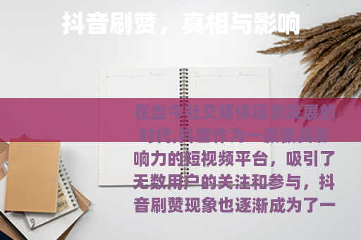 抖音刷赞，真相与影响